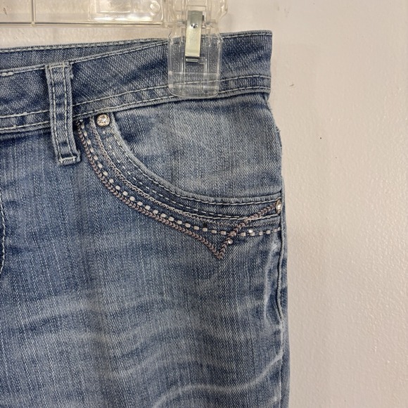 EARL JEANS Women's RN#89302 STRAIGHT LEG Stretch Medium Wash - Size 6 - Picture 6 of 14